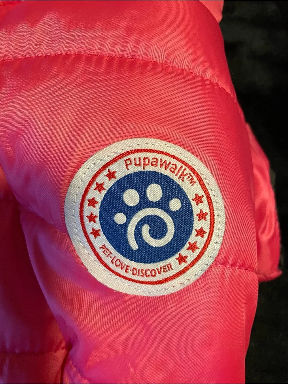 5 pieces Bundle Hot Pink Quilted Dog Jacket-2 waist Harness,2 outfits(small dog)